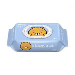 크리넥스 카카오프렌즈 물티슈 캡형80매 라이언
