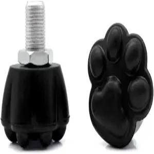 이돔 2 팩 토 스톱 롤러 스케이트 고무 브레이크 블록 82A 캣 포 스톱퍼 쿼드 교체용 액세서리