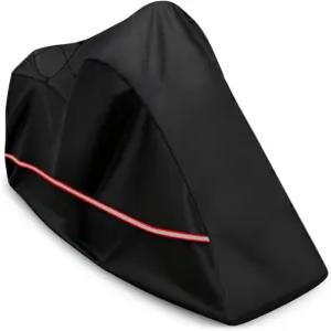 오토리온 풀 인클로저 모터사이클 커버 - 실외 및 실내 보관용 방수 반사 스트립이 있는 600D 헤비 듀티