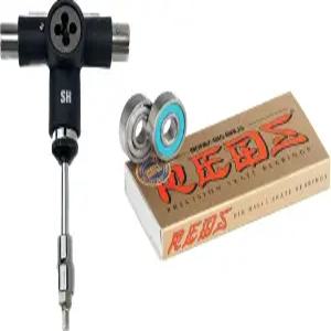 스케이트하우스 본즈 빅 볼 베어링 W 래칭 다기능 스케이트보드 스케이트 도구