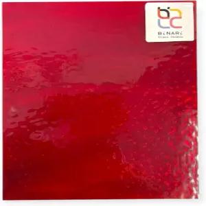 비스마흐 스테인드 글라스 시트 구리 레드 잉글리시 머플 (8 x12 -1 시트) BiNARI 유리 스튜디오 큐레이팅