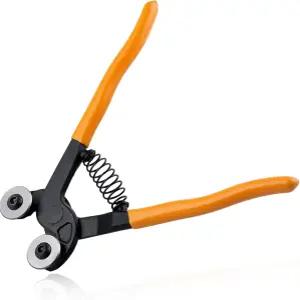 LEONTool 7.4인치 유리 타일 니퍼 헤비 듀티 카바이드 휠 모자이크 HD 세라믹 소프트 그립 핸들 셰이핑