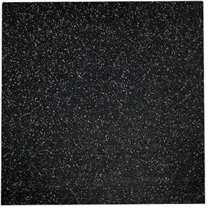 RevTime 방진 매트 25인치 x 두께 1/2인치 보행 방지 이동 세탁기 건조기 오디오 장비 근력 훈련 매트(2팩)