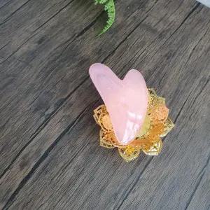 종아리 다리 마사지 페이스괄사 하트 괄사