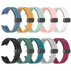 갤럭시워치5 날개형 디버클 스트랩 마그네틱 실리콘밴드 40mm 44mm