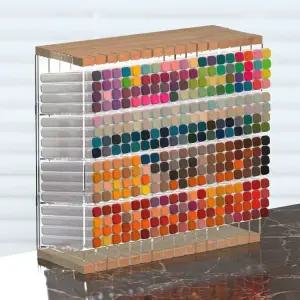 아크릴 펜 진열대 매대 사각 문구점 보관함 3단 볼펜 꽂이