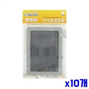 양면테이프식 보수 방충망 12x16cm 2매 x10개 방충망보수
