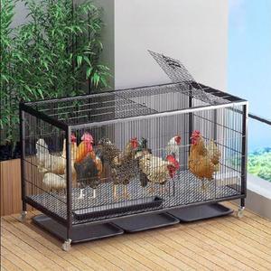 촘촘한 철제 닭장 케이지 사육장 대형 야외 가정용 철망 이동식 새장 닭집 하우스