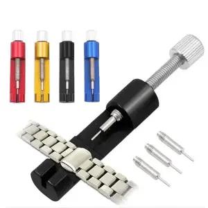 호환  금속 시계 수리 도구 시계 핀 밴드 팔찌 링크 핀 도구 리무버로 스트랩 조정 리무버 조정이 용이함