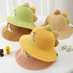 나은상점 준캡 봄 여름 가을 아동모자 왕눈이공룡 밀짚모자