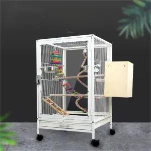 앵무새 케이지 아크릴 사육장 스테인리스 새장 대형 잉꼬