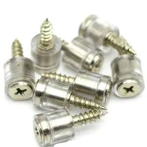 DIY 다보 피스 유리 선반 책장 장식장 고정 받침 8P 브라켓 벽선반