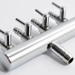 8구 공기 분배기 튼튼한 조절형 브로와 간편 공급기