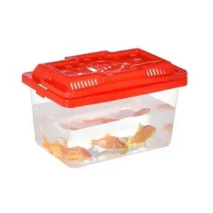 휴대용어항 물고기 어항 채집통 반투명 미니