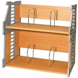 자바라책꽂이 2층 상하단 분리 가능 만능 책꽂이