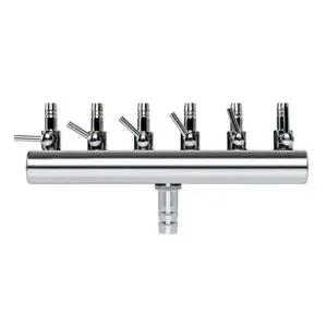 에어분배기 에어 분배기 6구 브로와 분지 조절기 공기 조절