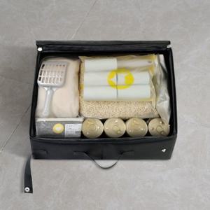 야외 접이식 고양이 쓰레기 상자 휴대용 여행 애완 동물 개 화장실 트레이 변기 방수