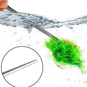수조용품 수족관 수초 관리 핀셋 직형 트리밍 도구 27cm 수중 식물