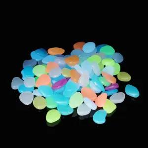 정원돌 샤이닝 야광자갈 200p 컬러믹스 정원 어항 야광돌