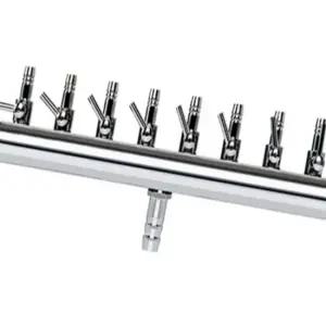 어항산소 에어 분배기 호스 산소 공급 8구 기포 발생기 물고기 수조용 장비