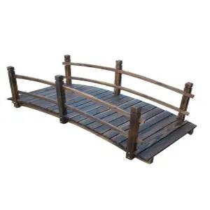 나무 징검다리 원목 펜션 연못다리 원형 인테리어 조경 다리 구름다리 길이 브릿지 야외