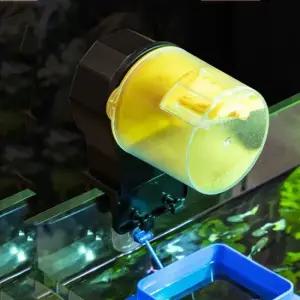 자동급식기 어항 구피 자동 급식기 타이머 사료통 수조 사료 공급기 먹이 보관함