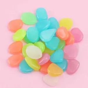 컬러스톤 야광 자갈돌 100P 장식돌 화분장식돌