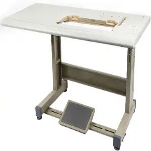 Fbshicung 직구 싱글 니들 잠금 장치 재봉틀용 T 레그 테이블 스탠드 재봉 책상 Juki DDL8700 5550 DU1118