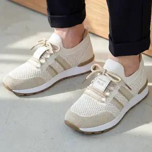 더힐슈즈 니트 메쉬 여성여자 슬립온 스니커즈 운동화 4cm sjpe+P558