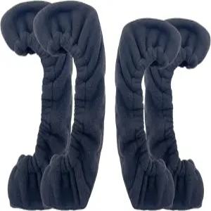 스 스케이트 블레이드 커버 하키 피겨 및 스케이트를 위한 두꺼운 가드 블랙