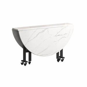 원형 접이식 테이블 1m 4 6인용 간이 폴딩 다용도 책상 이동