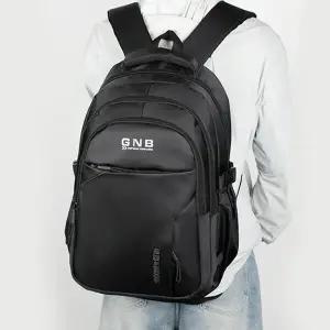 [모로엠] 심플 디자인 남녀공용 노트북 백팩 DMC-BA-QGB1524