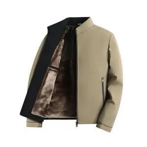 겨울 가을 남성용 코트 할아버지 자켓 점퍼 차이나 기모 데일리 패딩 도톰한 다올4