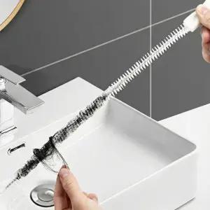 배수구 청소솔 60cm 싱크대 욕실 하수구 세면대 머리카락 제거 청소도구