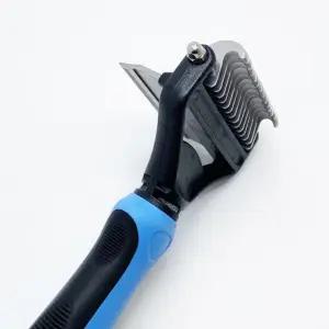 강아지 고양이 털제거 브러쉬  슬리커 애견 빗