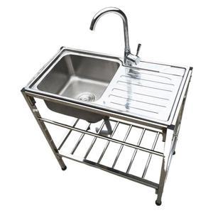 싱크대 스테인리스 개수대 농축수 A타입 손빨래 무균 소형 브래킷 간이 경량 씽크대 보조