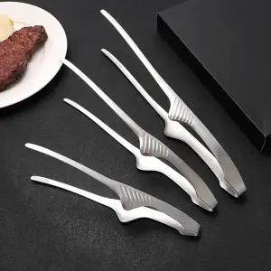 WL 주방 바베큐집게 핀셋 캠핑 라면 스탠 고기 스텐 먹방