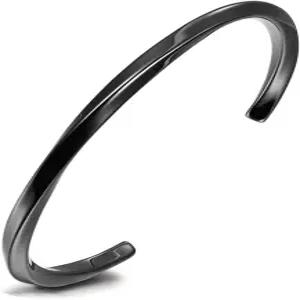 남성 여성용 VNOX 팔찌 스테인리스 스틸 커프 뱅글 트위스트 모비우스 끝없는 사랑 여성을 위한 크리스마스