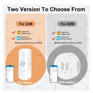 ZigBee 스마트 진동 센서 기울기 감지기 모니터 App 제어 보안 보호 모션 ShockAlarm 지원 Z2M