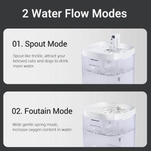ROJECO 스마트 고양이 자동 반려동물 디펜서, 반려견 식수 정수기, 재순환 필터