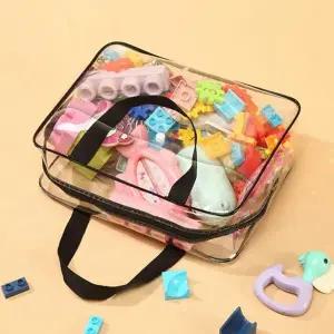 WL 물놀이 PVC 투명 가방 방수 수영 비치백 지퍼백