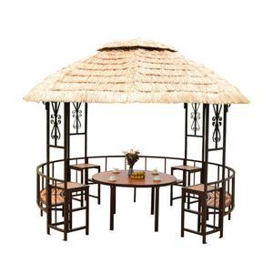 원두막 썬룸 오두막 동남아 그늘막 공원 원형 테라스썬룸 파라고 이동식 마당 가제보 시공