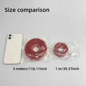 1PC 1m/3미터 실리콘 엣지 및 코너 가드, 투명 범퍼 스트립, 테이블 모서리, 벽용 두꺼운 무연 보호