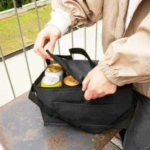 아이스백 6리터 블랙 보냉가방 접이식