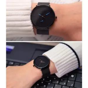 남성 심플 고급 메탈 손목시계 캐주얼 시계 (9241061A)