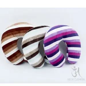 [DY커머스]목베개 폴리 단가라패턴 목쿠션 여행용