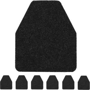 남성 욕실용 6Pc 소변 매트 상업용 바닥 패드 룸용 미끄럼 방지 스플래시 화장실 대량 세척 일회용 대형