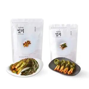 [조선호텔김치] 조선호텔 갓김치 1kg + 파김치 500g 총 1.5kg