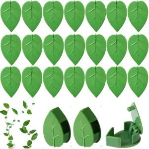 65PCS 식물 벽 클립 등반 고정 65개의 접착 스티커가 있는 덩굴 지지용 자가 장치 및 실내 야외 장식(65