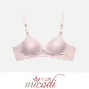 (미코디)순면 쾌적한 풍기인견 노와이어 A컵 브라